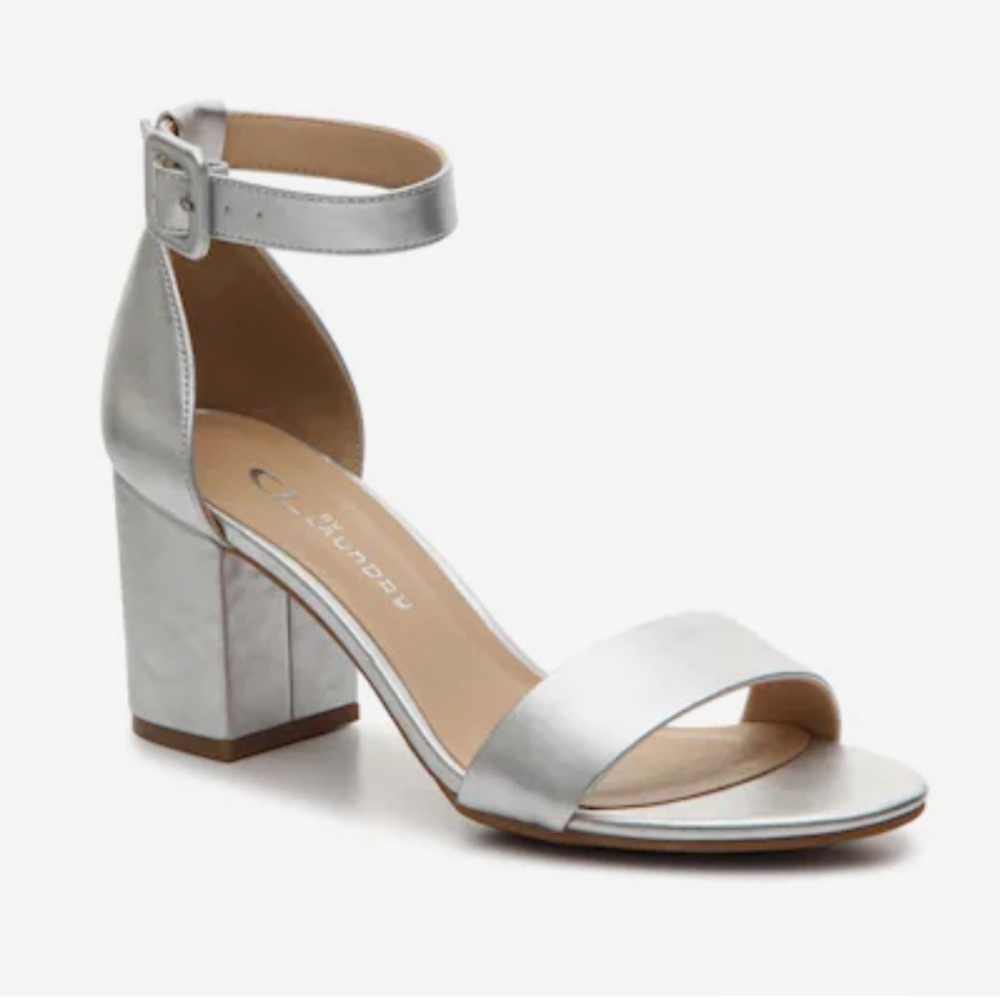 CL by Laundry Silver Heels